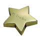 Personalized Brass Star Paperweight Image 2 of 2